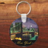 ニューヨークのキーチェーン キーホルダー (正面)