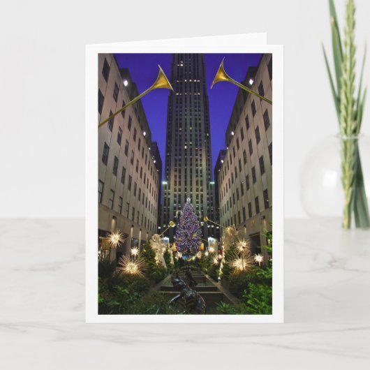 ニューヨークのクリスマス シーズンカード (正面)