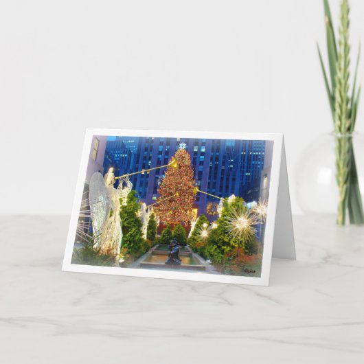 ニューヨークのクリスマス シーズンカード (正面)