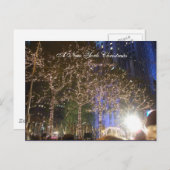 ニューヨークのクリスマス シーズンポストカード (正面/裏面)