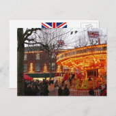 ニューヨークのクリスマス シーズンポストカード (正面/裏面)