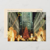 ニューヨークのクリスマス シーズンポストカード (正面/裏面)