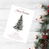 ニューヨークのクリスマス：トレンディー冬モダンパーティー 招待状