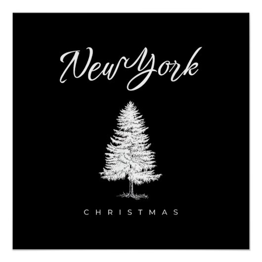 ニューヨークのクリスマス ポスター (正面)
