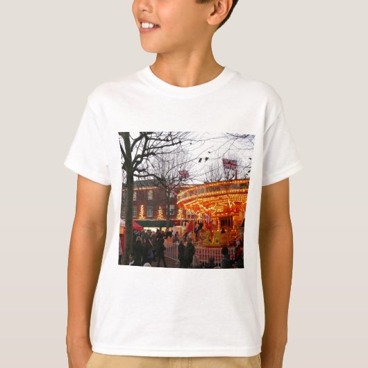 ニューヨークのクリスマス Tシャツ (正面)