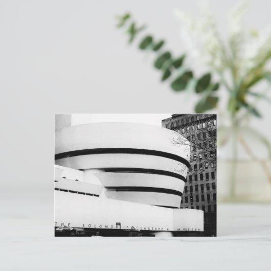 ニューヨークのグッゲンハイム美術館の写真 ポストカード (スタンド正面)