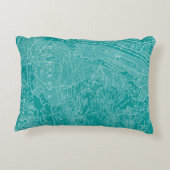 ニューヨークのグラフィック地図 アクセントクッション (裏面)