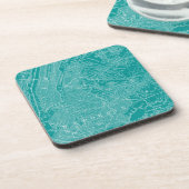 ニューヨークのグラフィック地図 コースター (左側)