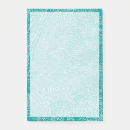 ニューヨークのグラフィック地図 ポストイット (正面)