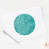 ニューヨークのグラフィック地図 ラウンドシール (封筒)