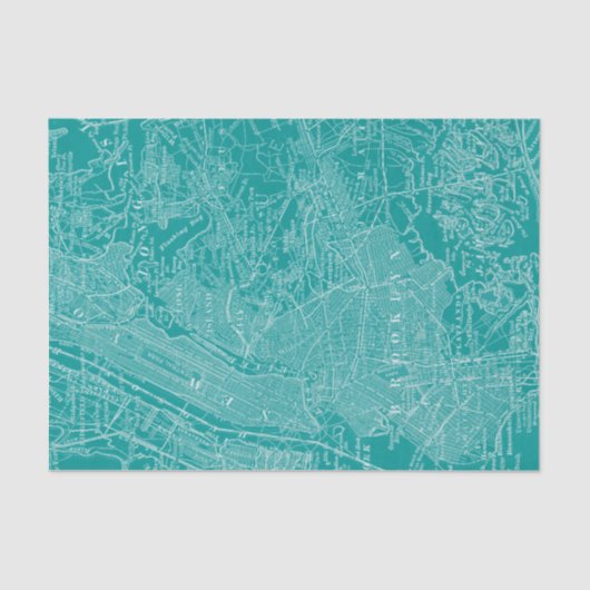 ニューヨークのグラフィック地図 薄葉紙 (正面)