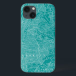 ニューヨークのグラフィック地図 iPhone 13ケース<br><div class="desc">ホームデコレーション</div>