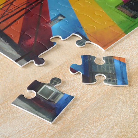 ニューヨークのグラフィティ ジグソーパズル (側面)