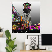 ニューヨークのグラフィティ ポスター (ホームオフィス)