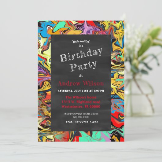 ニューヨークのグラフィティ 招待状 (スタンド正面)