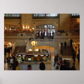 ニューヨークのグランドセントラルステーション ポスター