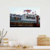 ニューヨークのコニーアイランド写真 ポスター (キッチン)