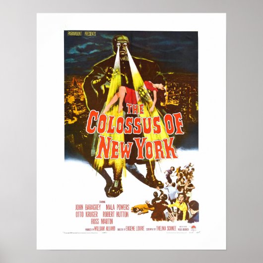 ニューヨークのコロッソス ポスター (正面)