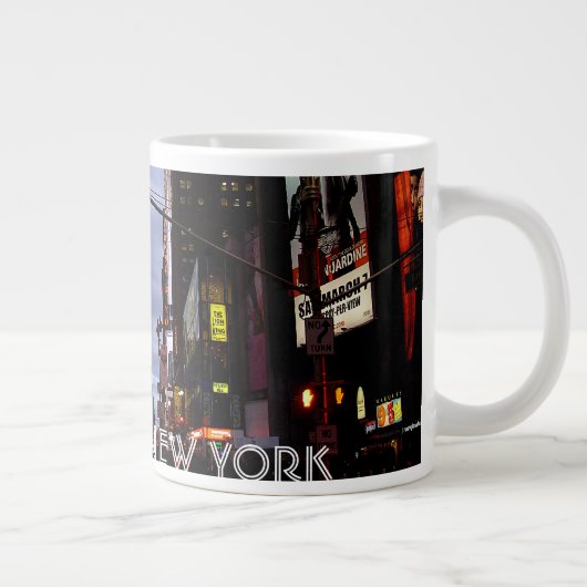 ニューヨークのコーヒーカップのタイムズ・スクエアの記念品のマグ ジャンボコーヒーマグカップ (右)