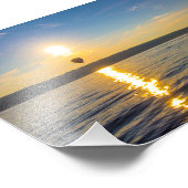 ニューヨークのサニーセネカ湖 フォトプリント            (角)