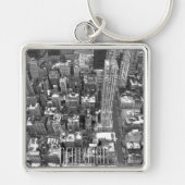 ニューヨークのシティスケープのキーチェーンニューヨークのお土産 キーホルダー (正面)