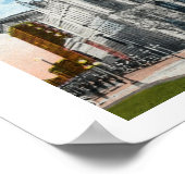 ニューヨークのシラキュース、ジェファーソン・セント・ヴィンテージ ポスター (角)