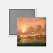 ニューヨークのスカイベイを脅かすトーマス・チャームズ マグネット (正面/裏面)