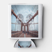 ニューヨークのスカイラインのハートビートの像 缶クーラー (正面)