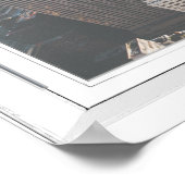 ニューヨークのスカイラインシティビューフェイクウィンドウ ポスター (角)