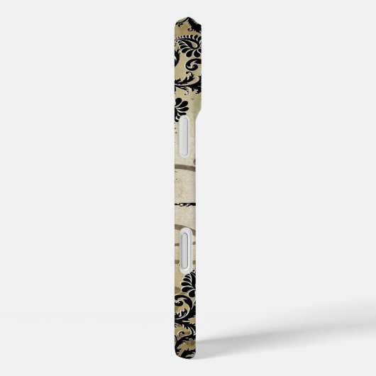 ニューヨークのスカイラインダマスク焼けたつる植物iPhoneケース Case-Mate iPhoneケース (裏面 / 右)