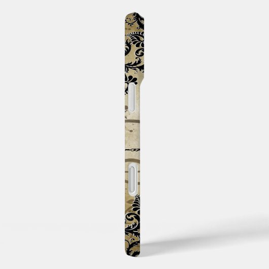 ニューヨークのスカイラインダマスク焼けたつる植物iPhoneケース Case-Mate iPhoneケース (裏面 / 右)