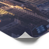 ニューヨークのスカイライントラベルアートワーク ポスター (角)