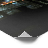 ニューヨークのスカイラインポスターに花火 ポスター (角)