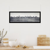 ニューヨークのスカイライン写真1900 ポスター (キッチン)