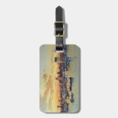 ニューヨークのスカイライン1896年 ラゲッジタグ (正面縦)