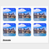 ニューヨークのスカイライン スクエアシール (シート)