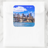 ニューヨークのスカイライン スクエアシール (バッグ)