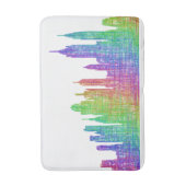 ニューヨークのスカイライン バスマット (正面縦)