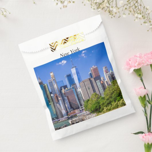 ニューヨークのスカイライン フェイバーバッグ (封をした状態)