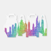 ニューヨークのスカイライン フェイバーボックス (折り畳みなし)