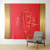 ニューヨークのスカイライン ブロードウェイ フォトオペラ バックドロップ タペストリー (インサイチュ(横))