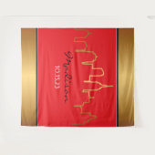 ニューヨークのスカイライン ブロードウェイ フォトオープ バックドロップ タペストリー (正面(横))