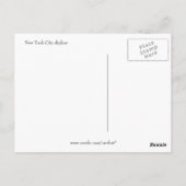 ニューヨークのスカイライン ポストカード (裏面)