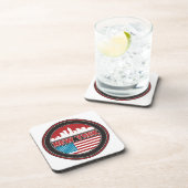 ニューヨークのスカイライン|米国は印を付けます コースター (右側)