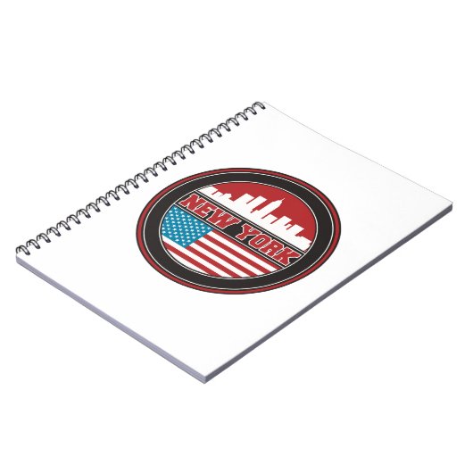 ニューヨークのスカイライン|米国は印を付けます ノートブック (左側)