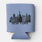 ニューヨークのスカイライン 缶クーラー (裏面)