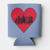 ニューヨークのスカイライン 缶クーラー (正面)