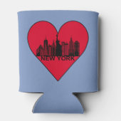 ニューヨークのスカイライン 缶クーラー (裏面)