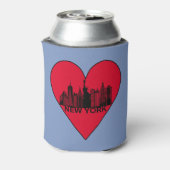 ニューヨークのスカイライン 缶クーラー (缶裏面)