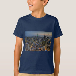 ニューヨークのスカイライン Tシャツ